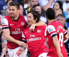 Giroud Rosicky Cazorla Spurs
