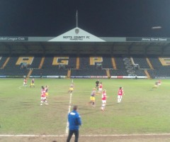 Notts County 1-1 Arsenal Ladies