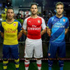Santi Cazorla, Mikel Arteta, Mathieu Flamini new Puma kits