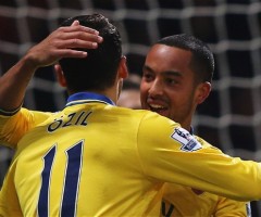 Ozil and Walcott have played just five games together for Arsenal
