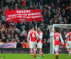 Some fans vented their frustrations at Wenger on the final whistle at The Hawthorns
