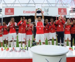 Arsenal lift the Emirates Cup