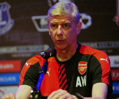 British Premier League football club Arsenal manager Arsene Wenger speaks during a press conference for the Barclays Asia Trophy 2015 (BAT) in Singapore on July 14, 2015. AFP PHOTO /MOHD FYROLMOHD FYROL/AFP/Getty Images