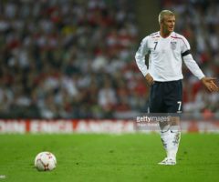 Beckham lines one up
[Image Credit: Getty Images]