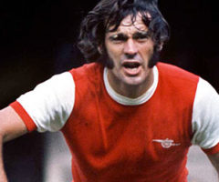 Peter an Arsenal warrior