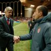 Wenger shaking hands with his ultimate successor? 