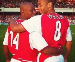 Two great Arsenal goal scoring Legends 