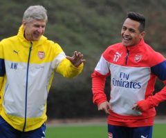 Happier times on the training ground