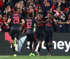 Lacazette off the mark in his first Arsenal game