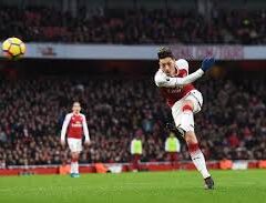Ozil with a goal for all football fans to celebrate