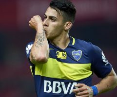 Pavon celebrates another Boca goal
