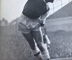 A fine action shot of George