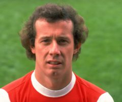 1977:  Portrait of Liam Brady of Arsenal.  Mandatory Credit: Allsport UK /Allsport