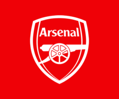 arsenal white crest