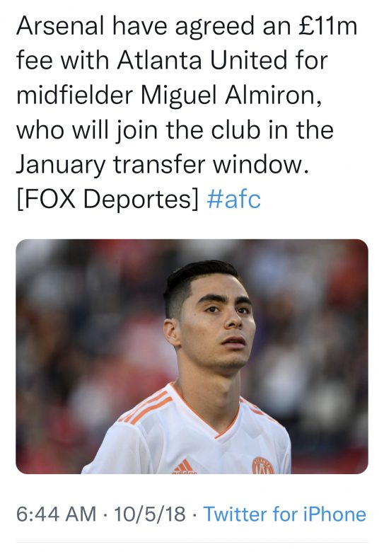 Almiron Prediction