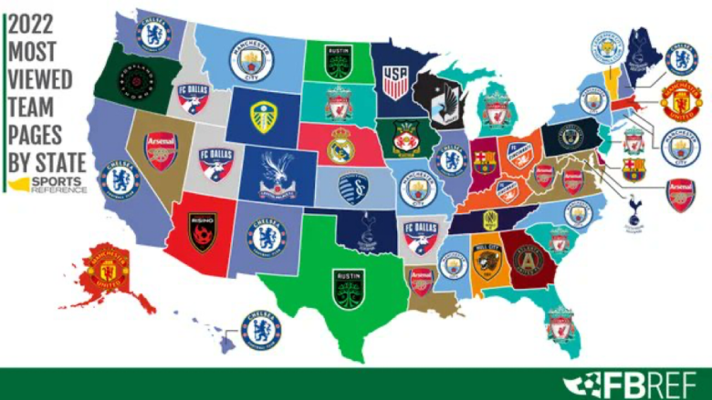 Supporters USA map