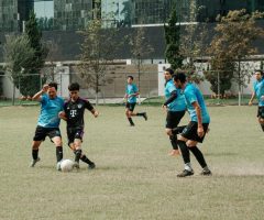 Arsenal youth team playing