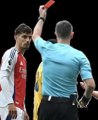 Havertz Red Card