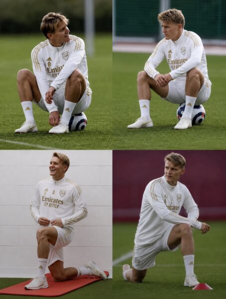 Odegaard in white