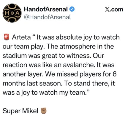 6 Arteta Joy