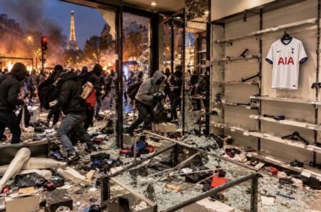 Looters leave Spurs shirt behind